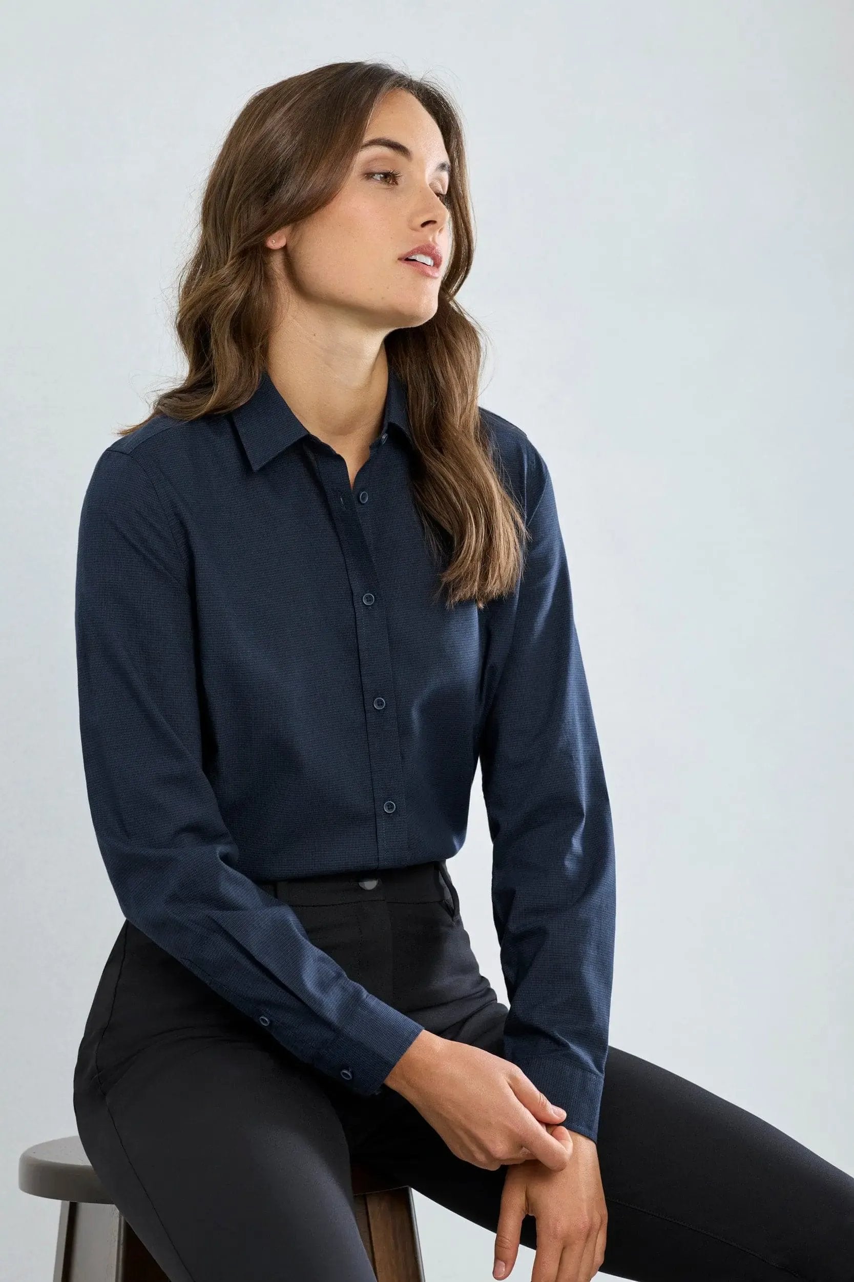 Biz Collection Women's Soul Long Sleeve Shirt S421LL Biz Collection